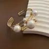Pulseras Clásicas de Moda con Círculos Grandes para Mujer, Pulseras Retro de Alta Gama, Pulseras Únicas Exageradas y Diversas al por Mayor