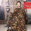 Bufanda con estampado de corte de pelo americano creativo para adultos, bufanda antiadherente para teñir el cabello con permanente, bufanda especial para peluquería