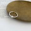 Anillo de Diseño de Nicho de Piedra Lunar para Mujer Plata de Ley 925 Diseño Ins Pull Anillo para Dedo Índice Moda Simple Lujo Accesible Elegante