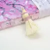 Série Cores de Primavera Borla de Algodão Pequeno Pingente DIY Fio de Algodão Torcido à Mão Borla Pingente de Colar Estilo Étnico Xizang Acessório