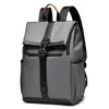 Mochila masculina simples, moderna e expansível para o trajeto diário ao trabalho, mochila de viagem resistente à água de grande capacidade