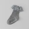 Nuevos Calcetines para Niños 2026 para Otoño, Calcetines Largos de Media a Talla Grande, Calcetines Largos sin Talón, Calcetines de Encaje Coreanos para Niñas para Primavera y Otoño