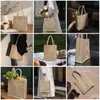Bolsas de linho transfronteiriças, tamanho e logotipo personalizados, bolsas de linho para atacado
