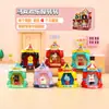 Casa Divertida de Circo Criativa Caixa Surpresa Giratória Brinquedo da Moda Decoração de Resina para Mesa de Escritório Presente para Estudante Criança