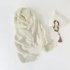 Lenço Quadrado Liso Transfronteiriço Malaio, Lenço de Chiffon Satinado Seda de Imitação, Lenço Longo de Cor Única, Lenço de Cabeça, Hijab, Xale