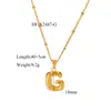 Venta Caliente Transfronteriza Europea y Americana Acero Inoxidable 26 Colgante de Collar de Letra Cadena de Clavícula Cadena de Acero de Titanio Fabricante de Collares Venta al por Mayor 18K