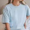 Camiseta Básica de Manga Curta 180g Algodão Puro Transfronteiriça para Homens e Mulheres na Primavera, Outono e Inverno Tamanho Europeu Solta Camisa de Base