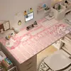 Alfombrilla de Escritorio Protectora de Ojos de Dibujos Animados para Niños, Libre de Formaldehído, Lavable, Alfombrilla Protectora de Superficie de Escritorio para Escribir con Conversión de Unidades