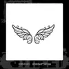 Adesivos de Tatuagem Populares Bg Herbais Transfronteiriços com Desenhos de Asa e Borboleta para Braços e Pulsos, Adesivos Personalizados da Moda, Atacado da Fonte