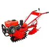 Motocultivador de Cadena de Baja Altura para Agricultura, Gasolina/Diésel, Rotocultivador, Surcador, Camellonador, Volteador de Suelo, Abonador y Sembradora