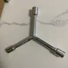 Chave de Soquete de Três Pontas Tipo Y Ferramenta Manual Triângulo Curto 8-10-12 Sextavado Externo Remoção de Cabeça de Soquete Manga de Liga