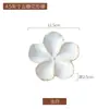 Plato de Salsa Cerámico Estilo Japonés con Forma de Flor, Plato de Condimento Esmaltado en Horno Vintage, Plato para Sushi, Plato Creativo para Salsa para Dipear, Plato de Condimento, Venta al por Mayor desde el Fabricante
