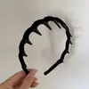 Diadema de Terciopelo de Estilo Coreano para Principios de Otoño, Diadema Colorida con Dientes, Diadema Versátil, Pinza para el Cabello que No Aprieta, Accesorio para el Cabello para Mujer