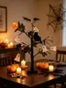 Nuevas luces LED para árboles de interior transfronterizas, luces decorativas de Halloween, accesorios de calabaza y luces de ambiente para fiestas de miedo