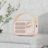 Fabricante Caixa de Som Bluetooth Retrô Subwoofer Áudio para Casa Portátil ao Ar Livre Inserção de Cartão Pequena Venda por Atacado Presente Estéreo