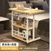 Mesa de estudo ajustável, mesa de cabeceira, mesa de computador simples para dormitório, mesa para pessoa preguiçosa, mesa de escritório simples móvel