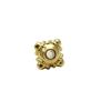 Cuentas de ojo de libélula de oro de 14 quilates, accesorios de joyería hechos a mano para bricolaje, pulsera de oro, collar, material de cuentas con agujeros pasantes.