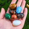 Venta Caliente Transfronteriza Huevo de Cristal Natural Semiprecioso Ónix Huevo de Pascua Huevo de Pájaro de Amoy Artesanías de Cristal Adornos