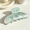 Nuevo Pasador de Acrílico Transfronterizo para Mujer, Pasador de Moda Versátil Estilo Coreano, Color Gelatina, Aspecto de Alta Gama, Pasador Grande