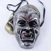 2019 paródia de terror prótese dentária adereços vampiro zumbi máscara bolha Halloween fantasma máscara de terror fantasma esqueleto