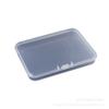 Caja de plástico PP rectangular transparente caja de almacenamiento de tarjetas de joyería piezas de ferretería accesorios de equipo de pesca caja de embalaje venta al por mayor