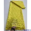 Encaje Liso Soluble en Agua Encaje para Mujer Transpirable Recorte Tejido Vestido Tela de Encaje Venta al por Mayor Encaje Francés