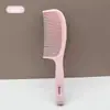 Novo pente para cabelos longos de mulheres, pente para rabo de cavalo para uso doméstico, pente de plástico para cabelo liso, pente alisador portátil fofo para meninas