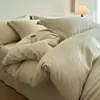 Juego de cuatro piezas de algodón peinado de fibra larga de alta calidad, nuevo estilo, sábana de algodón puro engrosada, funda de edredón jacquard, ropa de cama para otoño e invierno