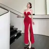 Novo Vestido Sexy de Um Ombro 2026 para Boates, Traje de Trabalho para Massagistas de Pés e Técnicos de Pedicure, Uniforme de Trabalho Estilo Suave, Vestido de Noite