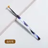 Em estoque Cristal Acrílico Transparente Pulseira Caneta para Manicure terno Vignetting Pintado Terapia de Luz Puxar Linha Manicure Pincel Especial