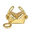 Bolso de Cámara Tejido de Bucle Simple y Ligero para Mujer, Bolso de Hombro Cruzado, Bolso de Mano, Mini Bolso de Axila