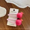 Novo Grampo de Cabelo Colorido Luofu Meng para Verão, Gotejamento de Óleo, Presilha para Franja, Acessório de Cabelo Lateral Doce e Fofo