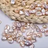 Perlas de agua dulce naturales sueltas mini pétalos 5-7 mm cuentas perforadas Barrocas material DIY joyería para uñas