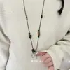Nuevo Collar de Plata con Caballo Estilo Chino para Mujer, Cadena Larga de Suéter Exquisita de Lujo de Gama Alta Tendencia de Accesorio del Año Zodiacal 2026