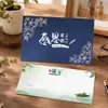 Tarjeta de Agradecimiento Creativa Estilo Business, Tarjeta Simple Personalizable para el Día del Maestro, Tarjeta en Blanco de Bendición de Cumpleaños con un Toque de Lujo