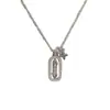 Colar Quadrado Estrela de Zircônia Microincrustada Moda Exquisita Luxo Leve Estilo Francês com Corrente de Clavícula Versátil Vintage