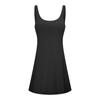 Vestido Esportivo de Nova Geração com Bojo para Cabelo U-back Stretch Fitness Anti-luz Shorts Roupas de Yoga