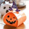 2 Novo Halloween Branco Horror Fantasma Abóbora Doces Embalagem Caixa de Presente Portátil mini Saco de Papel