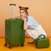Maleta de Viagem Feminina Roda Universal Maleta de Viagem Estudante Mala 20 polegadas Mala de Mão Caixa com Zíper e Senha Celebridade da Internet Pequena