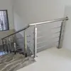 Colunas Escovadas de Aço Inoxidável para Projetos de Engenharia, Corrimãos de Escada, Corrimãos de Escada de Casa Autoconstruída, Corrimãos de Proteção para Escolas