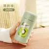 Vaso de Agua de Vidrio para Niñas, de una Sola Capa, Resistente a Roturas, Resistente al Calor, Moderno, Portátil, Lindo, Sencillo, Mini Taza de Té Floral