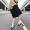 Pantalones cortos de trabajo multibolsillos retro japoneses para hombre, pantalones cortos deportivos casuales holgados de marca de moda de calle de verano 2024