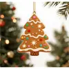 Pendente criativo de árvore de Natal para carro de produto novo transfronteiriço Decoração acrílica de Natal decoração de casa para feriado