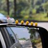 Accesorios para coche de pollo adornos muñeca linda dibujos animados adornos consola central coche espejo retrovisor salida de aire interior del coche