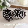 Planta Natural de Natal Pinha Pequeno Pingente Decorações para Árvores de Natal Enfeites Pendurados Enfeites de Natal Enfeites Pendurados Materiais DIY