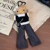 Bolsa Colgante Hello Kitty Piernas Largas Fragancia Ligera Muñeca de Peluche Dibujos Animados Lindo Llavero de Corazón Colgante de Regalo