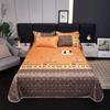 Juego de tres piezas de colchoneta de verano para sábanas, colchoneta de seda helada de alta densidad, ropa de cama para el hogar, colchoneta para dormitorio, juego de tres piezas