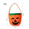 Bolsa Tote de Abóbora de Halloween Transfronteiriça Bolsa Não Tecida Bolsa de Doces Halloween Bolsa Portátil de Doces Abóbora