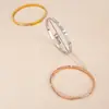 Pulseira de aço titânio concha luz luxo nicho colorida Dourado requintado popular popular online k ouro Alto senso pulseira feminina banhada a ouro moda
