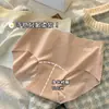 Ropa interior de seda helada sin costuras en bloques de color para mujer, ligera, transpirable, de alta elasticidad, con realce 3D en forma de durazno, bragas tipo triángulo de cintura media que no aprietan para niñas